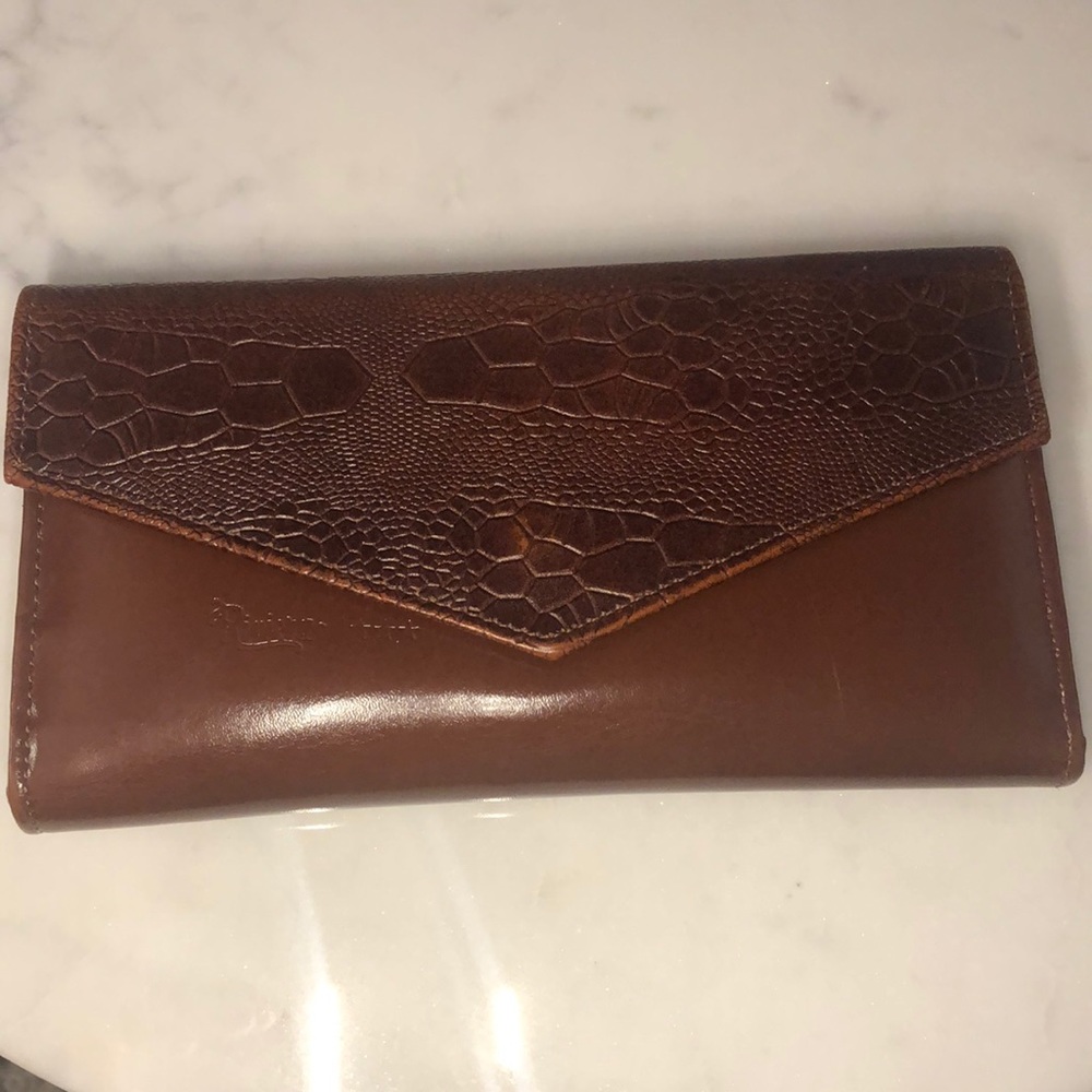 Brown leather wallet